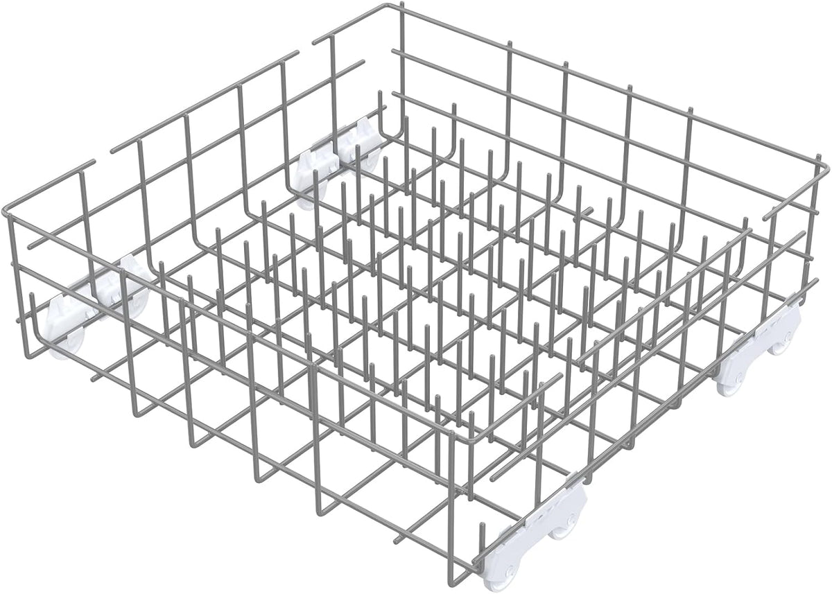 Upgraded W10380384 W10311986 Dishwasher Lower Rack Replacement Compatible with Whirlpool Dishwasher Bottom Rack 300563, DU911PCDQO with WP3376961 Wheels