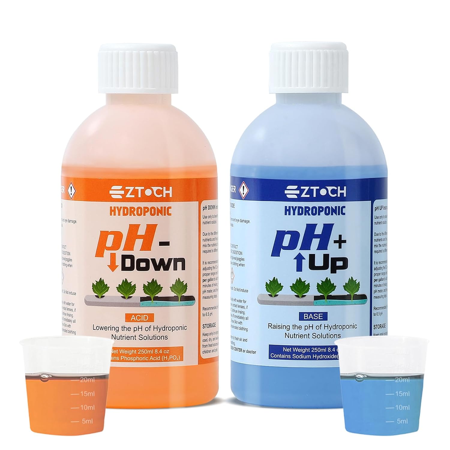 pH UP and Down for Hydroponic Plants, Adjust the pH Balance | Reservoir Water and Nutrient Solutions in Hydroponics