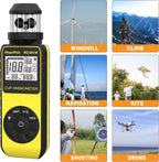 Wind Cup Anemometer 1.5-93MPH, Digital Wind Speed Meter RQ-881M