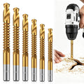 6pcs High-Speed Steel Metalworking Set, M35 Cobalt Twist Drill Bit Set