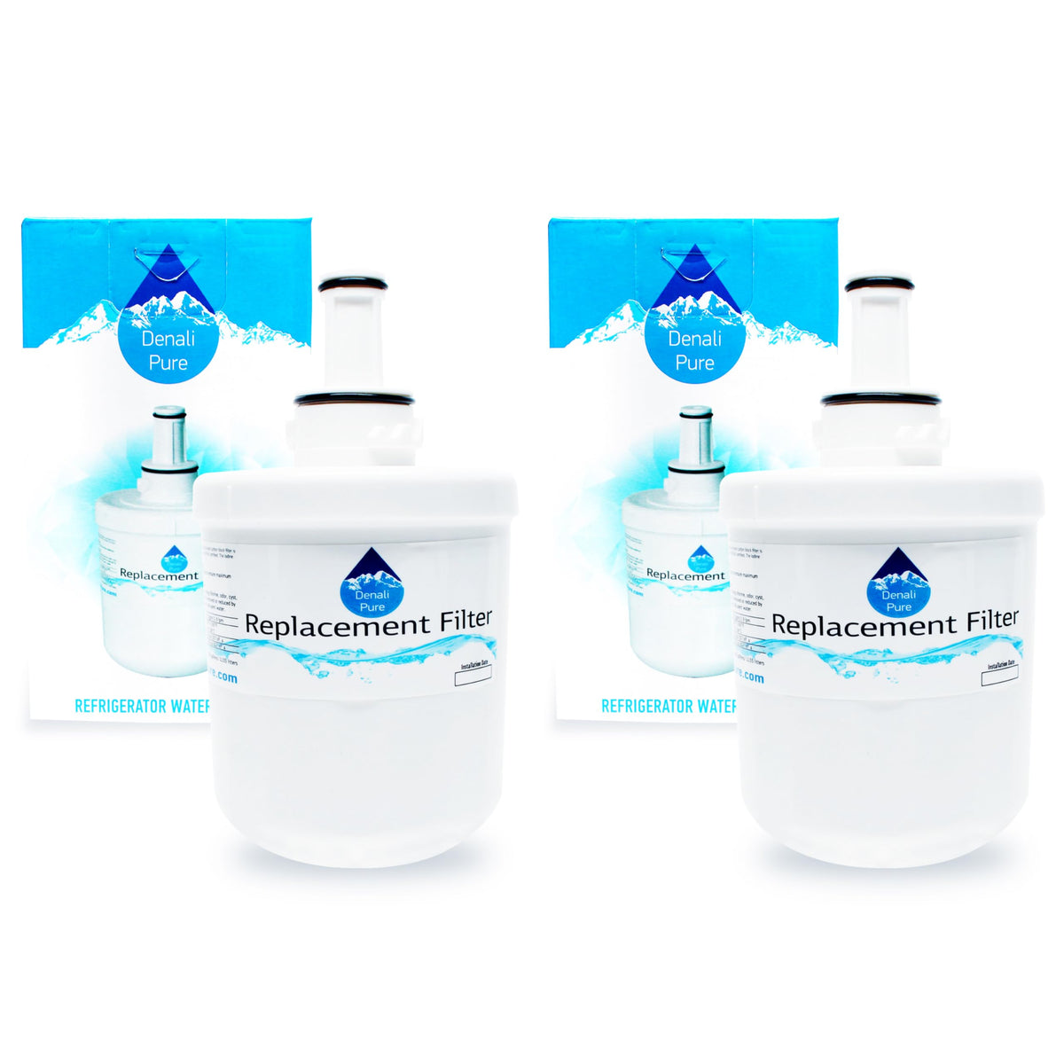 2-Pack Replacement for Samsung RS275ACWP Refrigerator Water Filter
