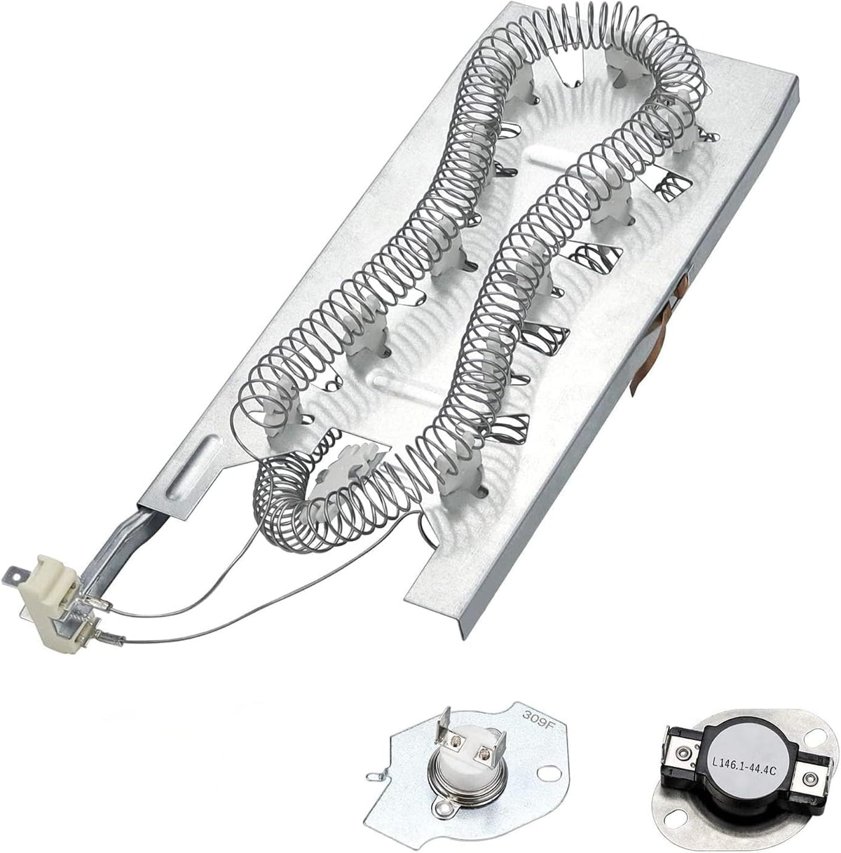 Heating Element Replacement For Whirlpool WED6120HW0 WED6120HW1 WED6620HC0 WED6620HC1 WED6620HC2 WED6620HW0 WED6620HW1 WED6620HW2 WED7120HC0 WED7120HC1 WED7120HW0 WED7120HW1 WED7540FW1 Dryer
