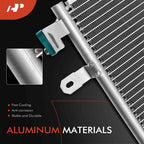 A-Premium Air Conditioning Condenser Compatible with Audi