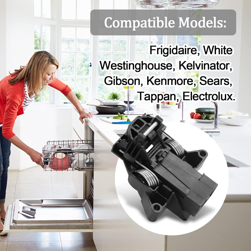 5304516818 Dishwasher Door Latch For Frigidaire Electrolux Kenmore Dishwasher Door 5304527418, 154722401, 154543901, 154758101, 4813935, AP6783743, EAP12585469, PD00044441, PS12585469 Door Switch Kit