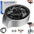 Glass Rinser for Kitchen Sink, 360 Degree Rotating Glass Rinser