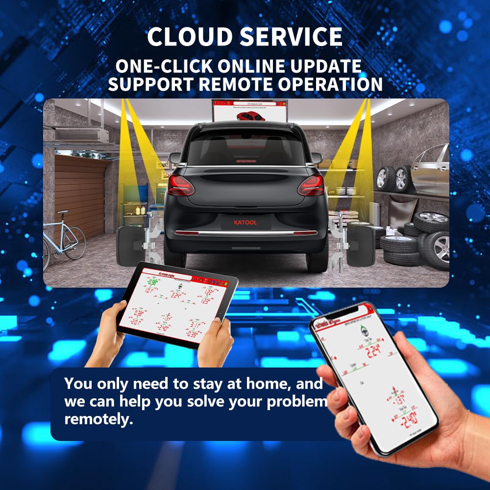 KT-AV9 Android System 3D Wheel Alignment Machine Wheel Aligner Automotive Tire Alignment Tool