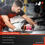 A-Premium Engine Water Pump with Gasket Compatible with Ford