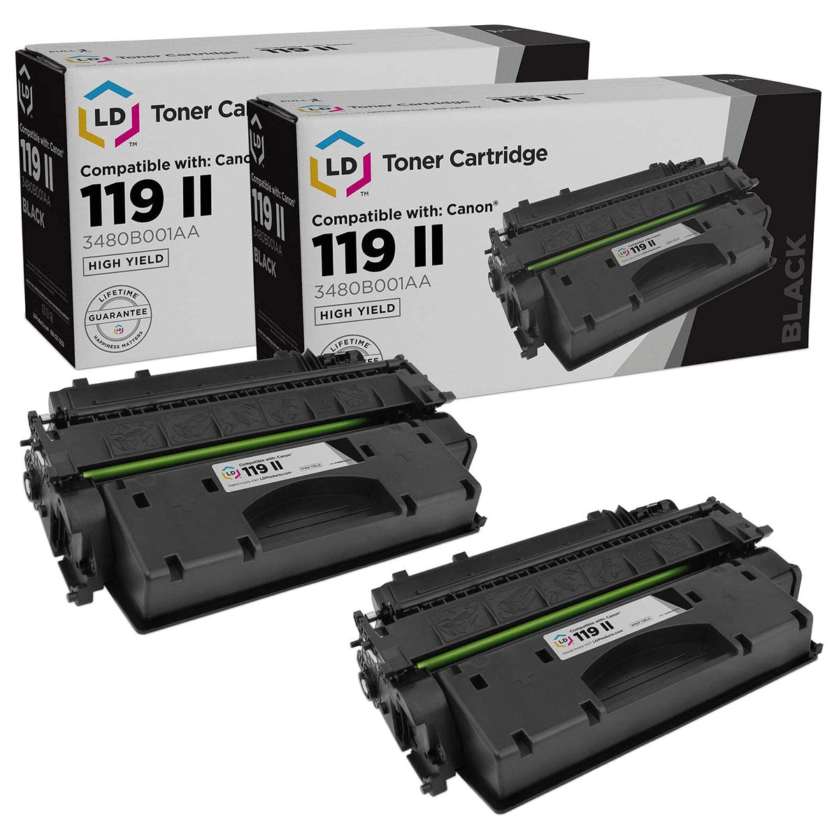 Products Compatible Toner Replacement for Canon 119 (Black, 2-Pk)