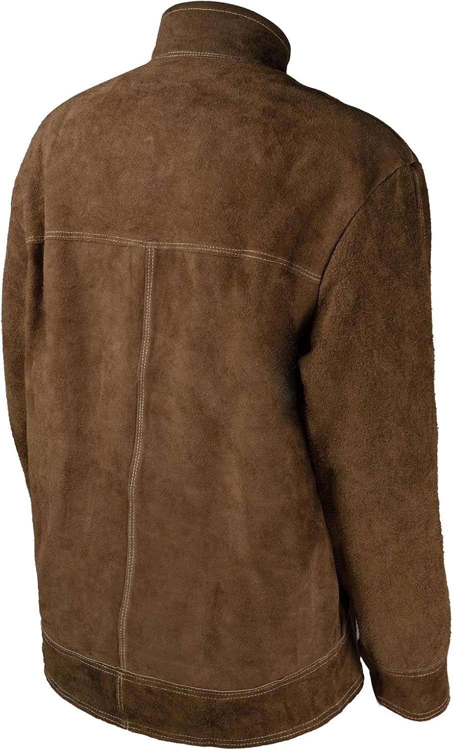 Leather Welding Jacket | Heavy Duty Heat Flame Resistant for Men Women welder jacket Welding Coat