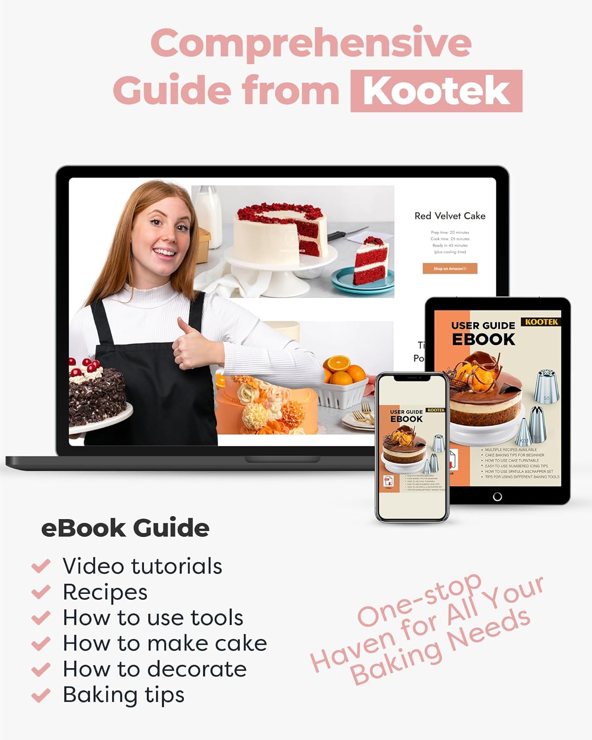 71 Cake Decorating Kit Baking Supplies Tools for Beginners & Pros