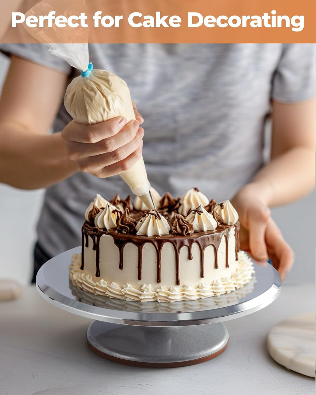253 Aluminum Cake Decorating Kit, Baking Tools for Beginners & Pros