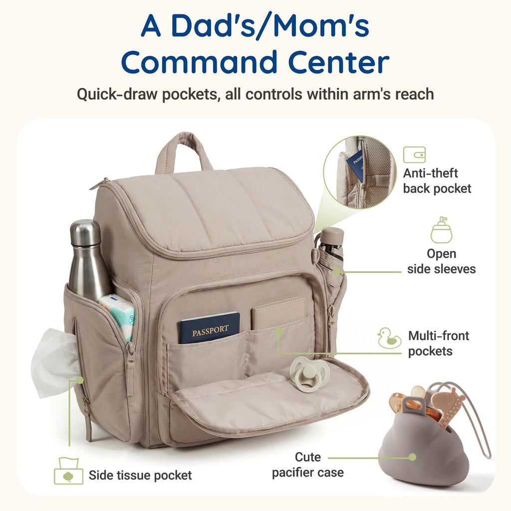 Diaper Bag Backpack, Baby Bag, Diaper Backpack, Navy Blue