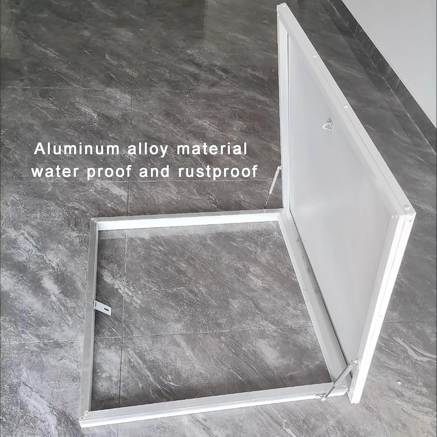 Basement Window Aluminum Alloy Roof Skylight Rain Cover Cover Plate Inspection Port Roof/Stairway Skylight Windows