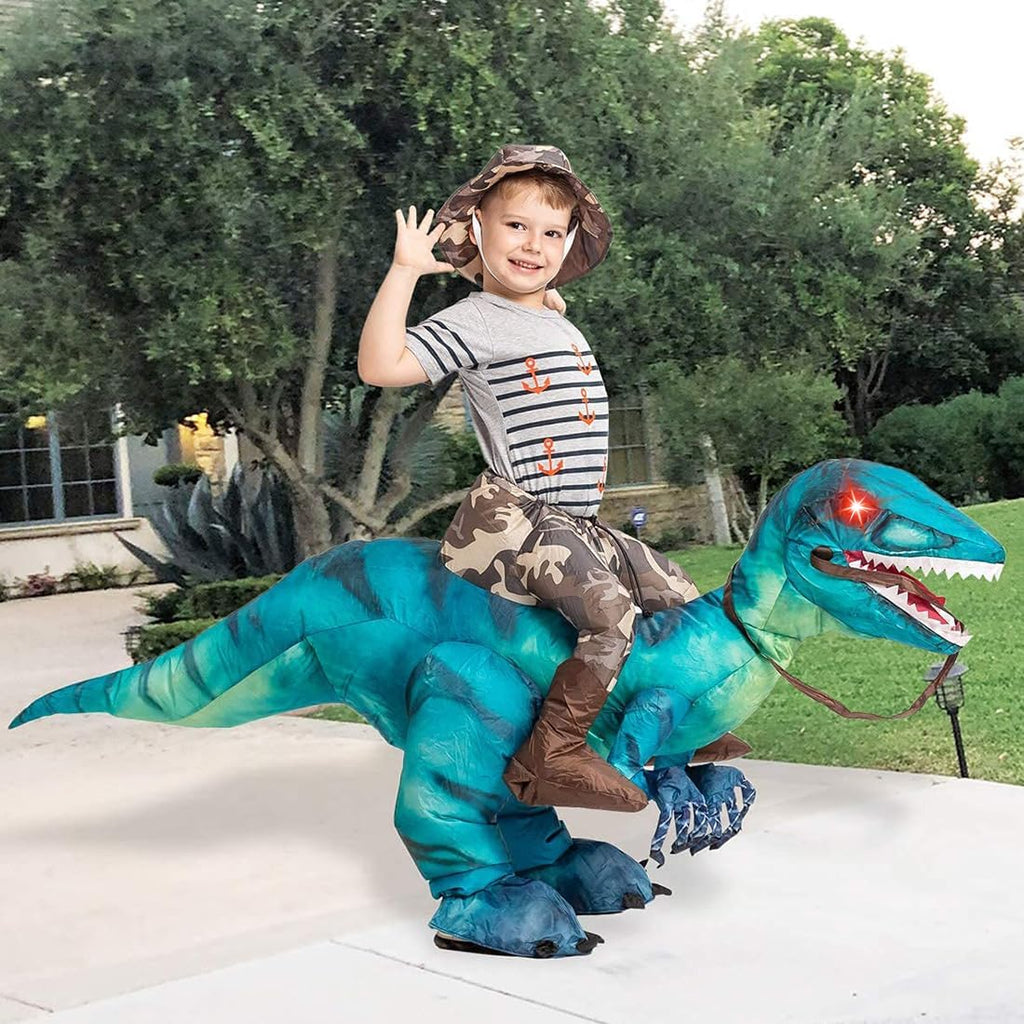 Inflatable Dinosaur Costume for Kids Halloween Costumes Boys Girls Funny Blow up Costume for Halloween Party Cosplay…