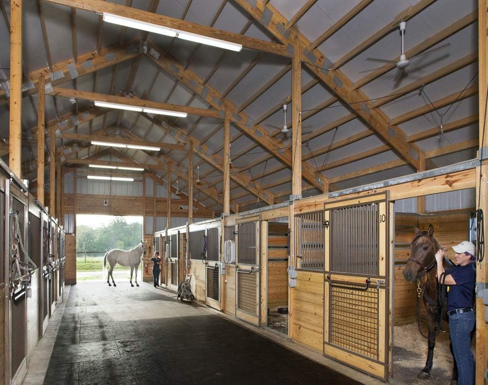 Horse/Stable Mats - Heavy Duty Stall Mats - Thick, Durable Rubber Flooring Solid Black 3/8" Thick - 3' x 4' Mat