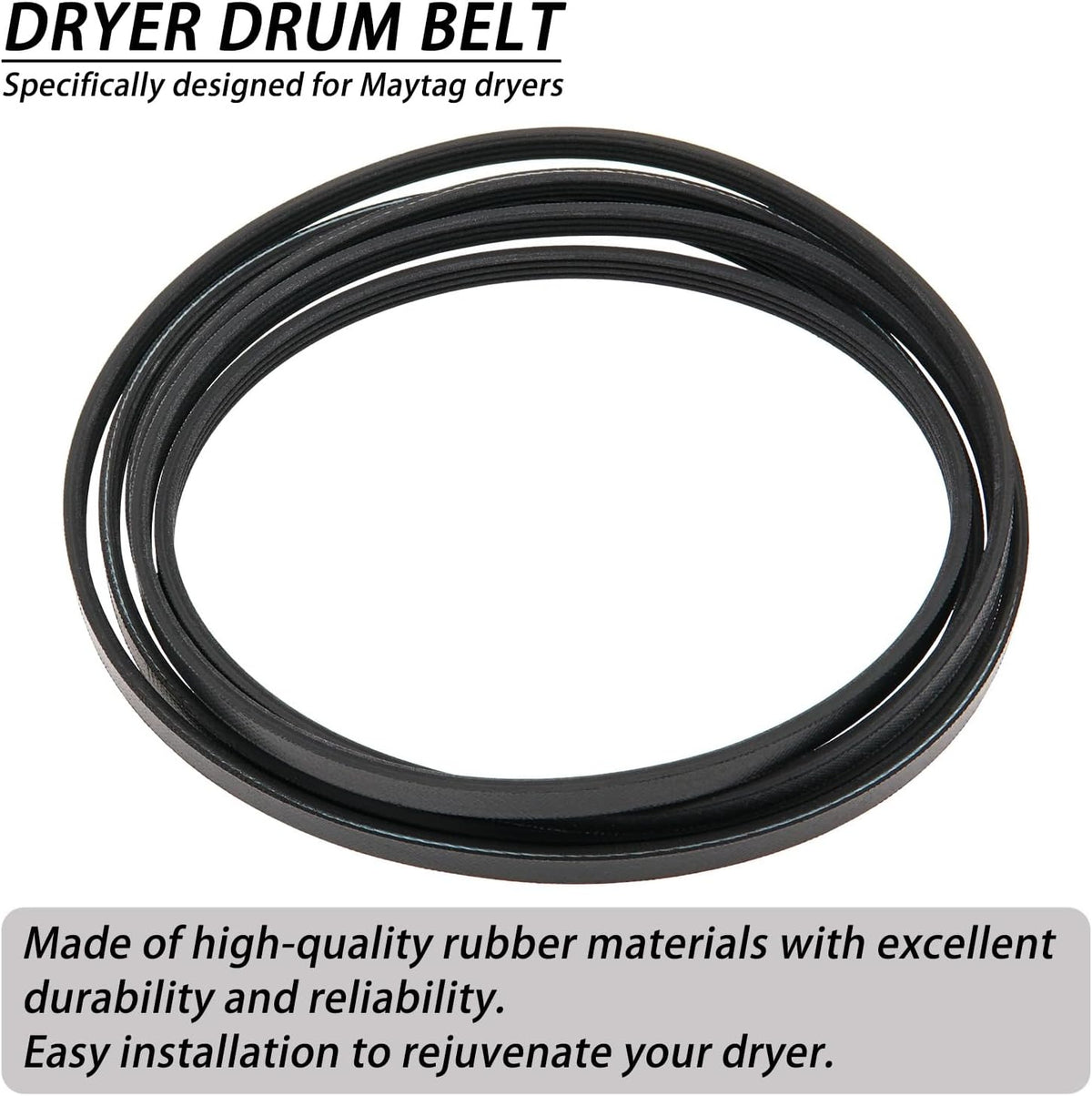 Dryer Drum Belt MED5630HW2 MED7230HW2 MED5630HW1 MED5630HC0 for Maytag