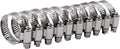 1.5" Hose Clamp Full Stainless Steel 27mm - 51mm,10 Pack | 1.5 hose clamp worm gear - SAE 24 Size, Full Stainless