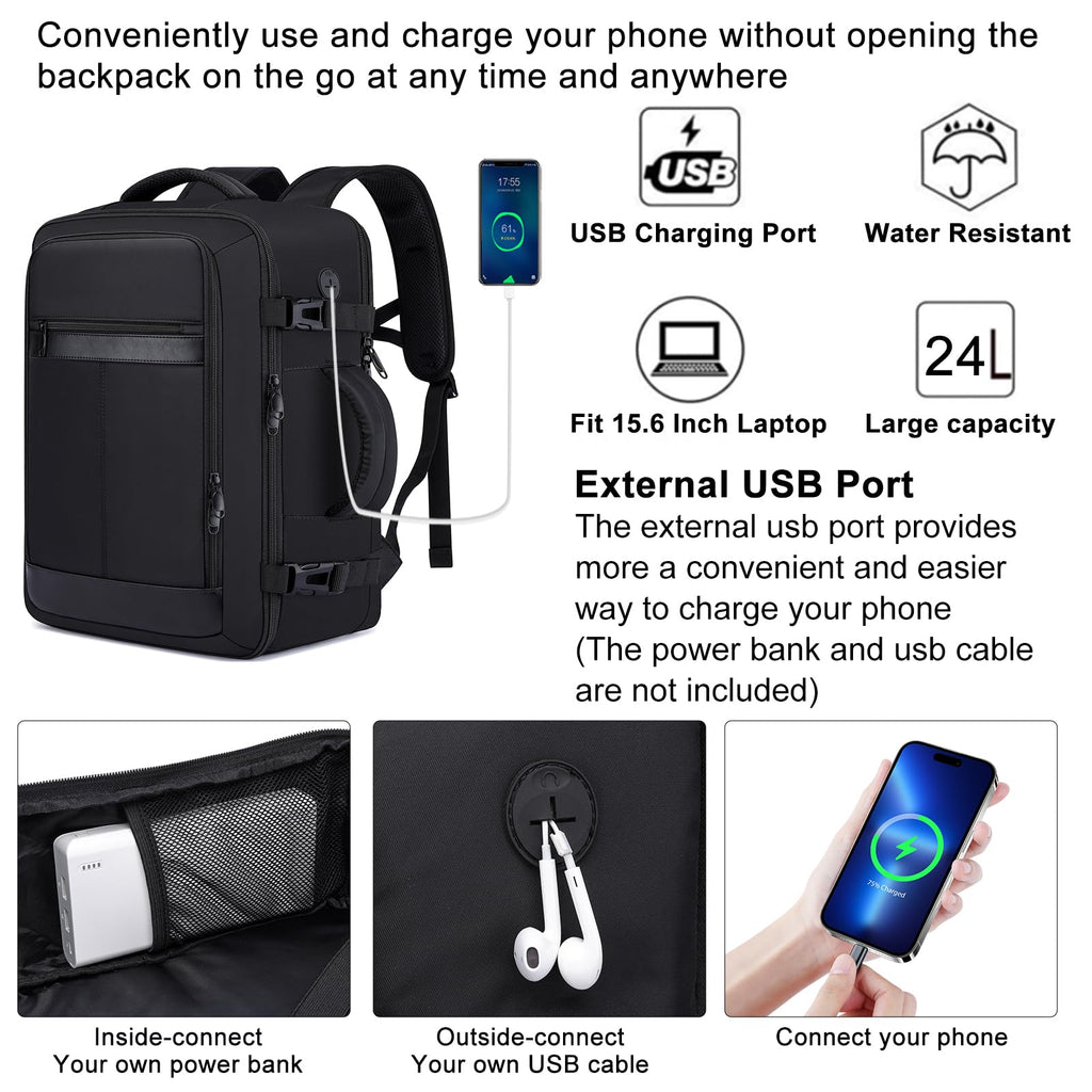 Travel Backpack for Men,TSA Carry On Backpack Flight Approved
