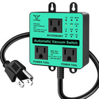 Automatic Vacuum Switch, TAICHODEER Switch for Dust Collector & Shop Vac