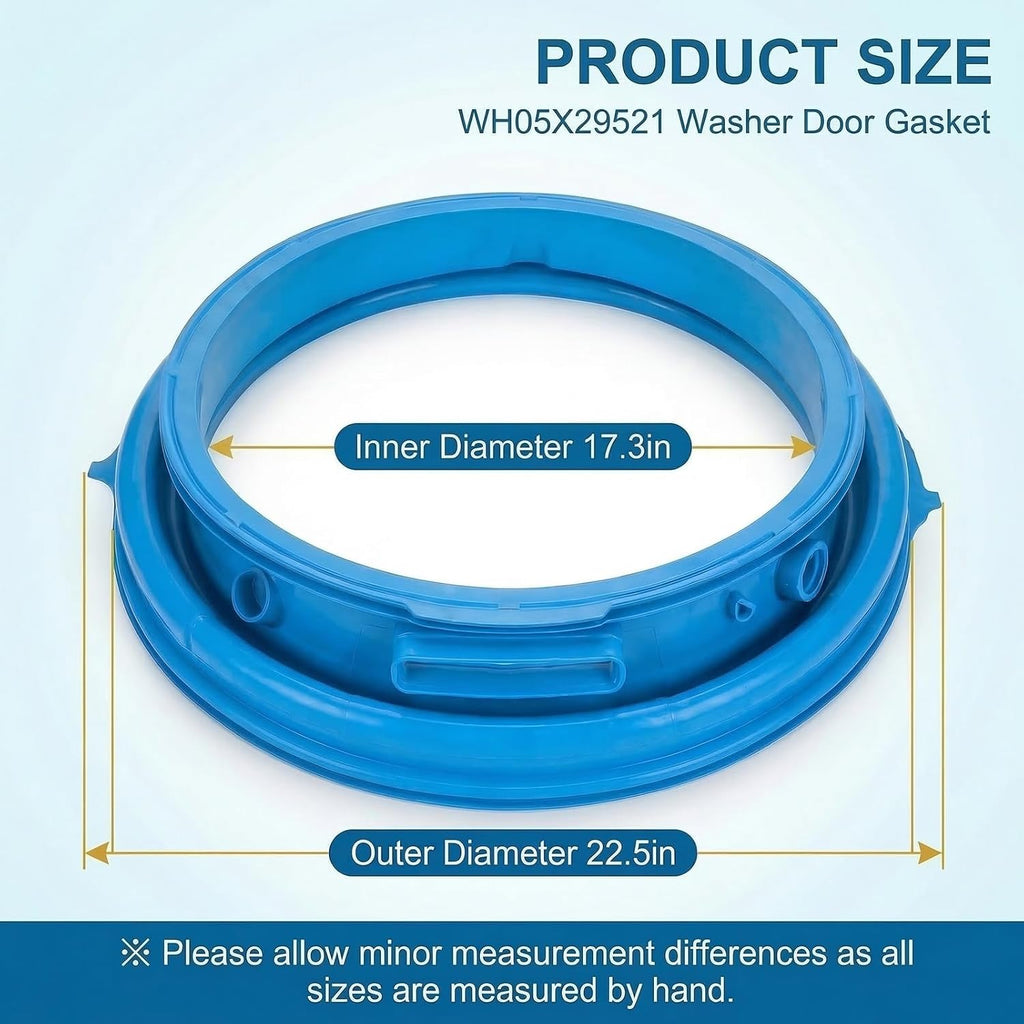 WH05X29521 Washer Door Gasket Seal Replacement for GE