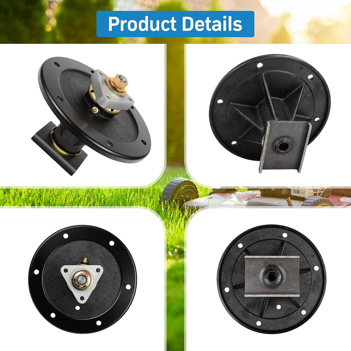 GCCSJ Lawn Mower Spindle for 106-3217 119-8599 108-7713 Compatible with Toro Z-Master G3 48 52 60 inch Deck Z500 Z553 Z557 Z580D 588E 590D 593D Lawn Tractors Mandrel Assembly