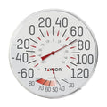 Taylor Precision Products Humidiguide Dial Thermometer (12-Inch), White, One Size