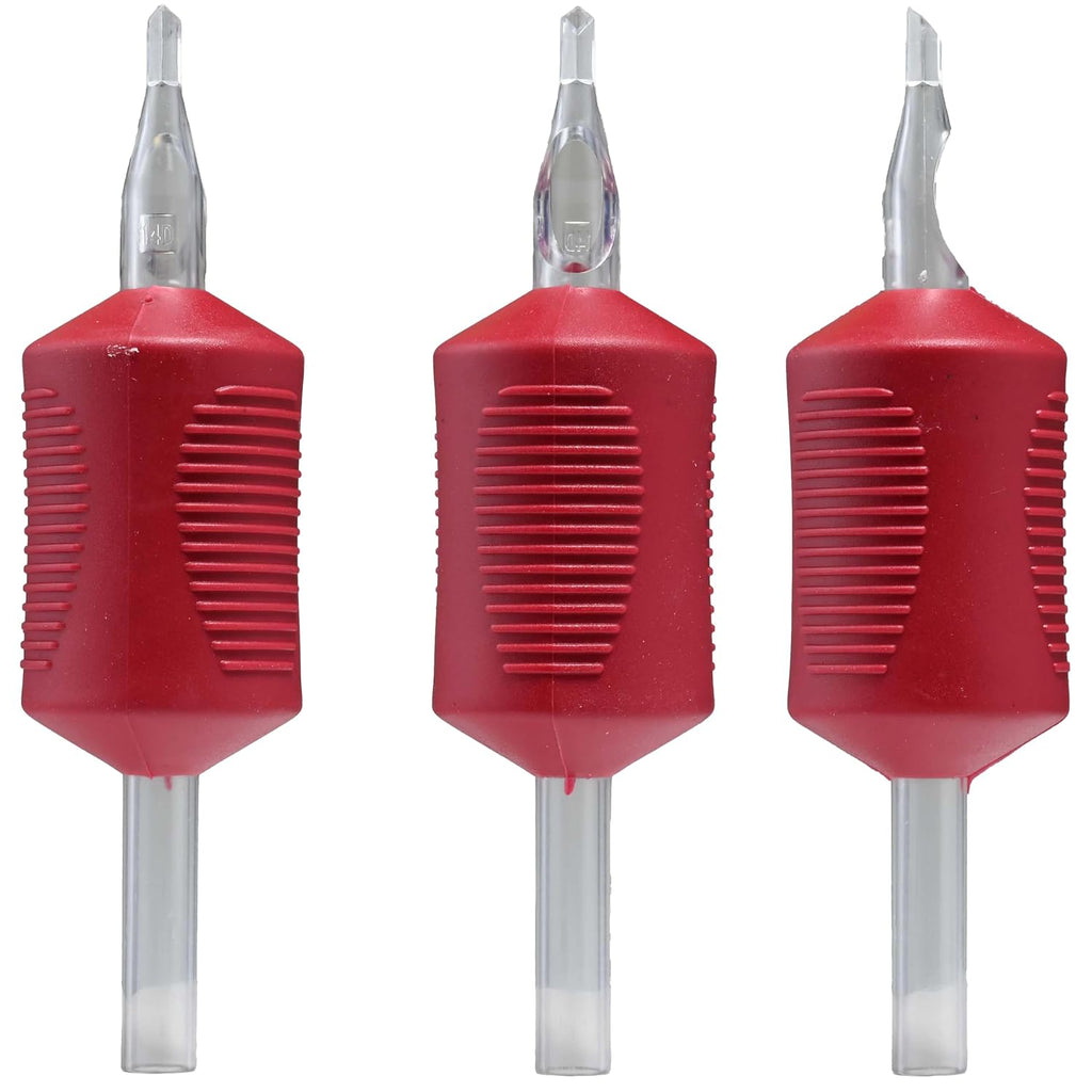 Diamond Tip Disposable Tattoo Tubes 1.25" Silicone Pro-Grip 20 Pack Lining Shading Needle Lock Tattoo Supply 05VT