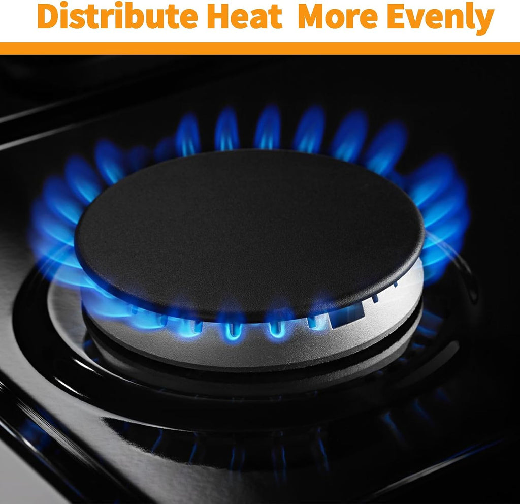 Atgestore DG62-00070A Medium Burner Cap Replacement for Samsung Gas Stove Parts 2.6” NX60A6311SS/AA NX58R5601SS/AA Samsung Range Surface Burner Medium Cap Head Burner Flame Cover Cooker Hat
