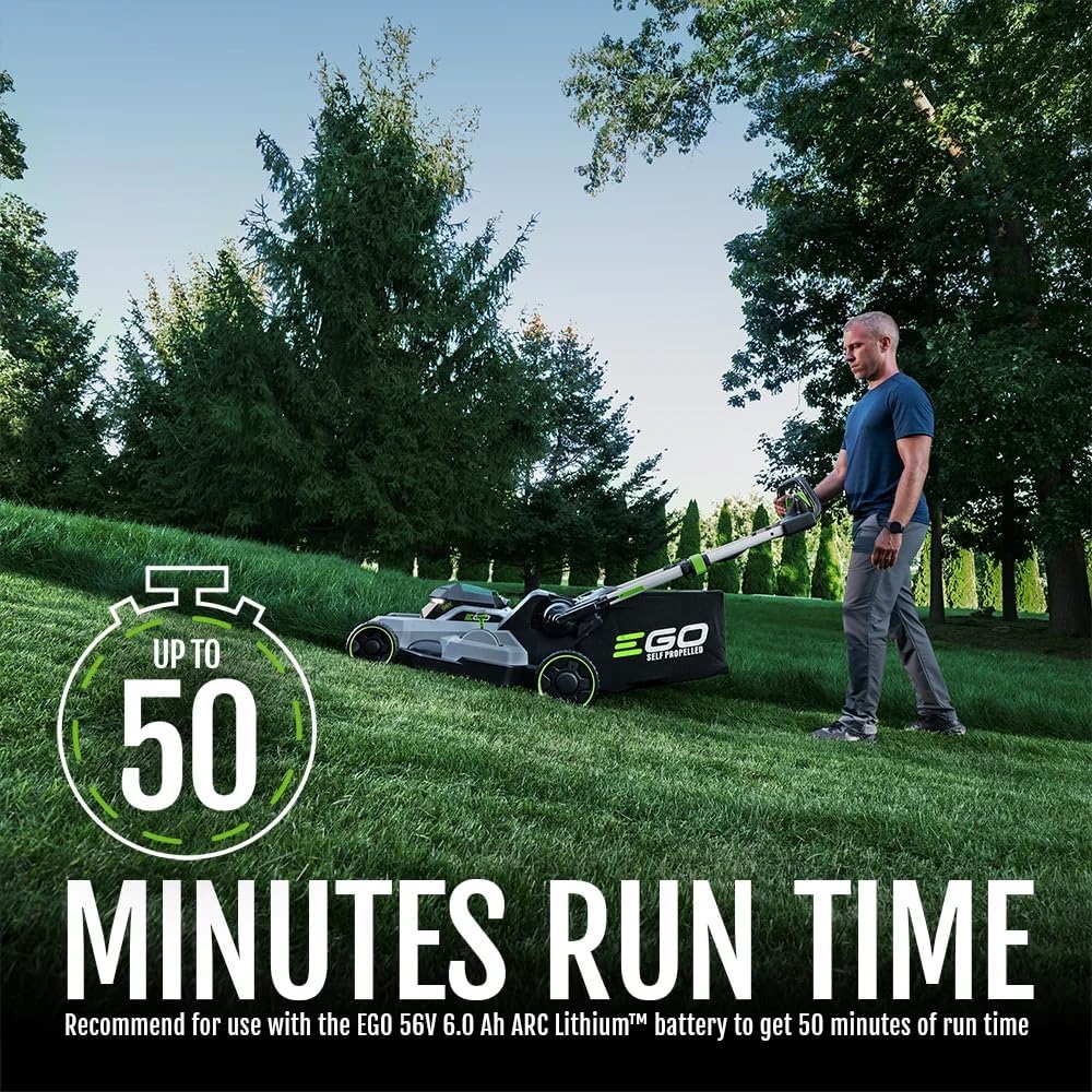 EGO 21" Self Propelled Mower With Dual Toggle Kit (6.0Ah, 320W Charger)