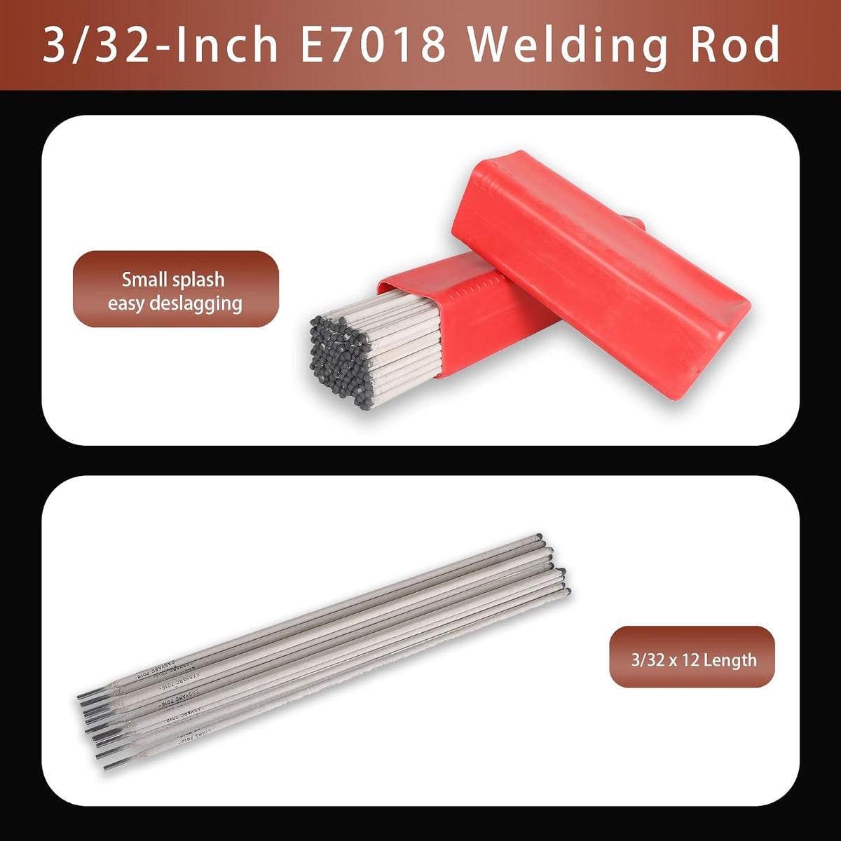 10 Lbs 3/32-Inch E7018 Welding Rod Arc Welding Rods