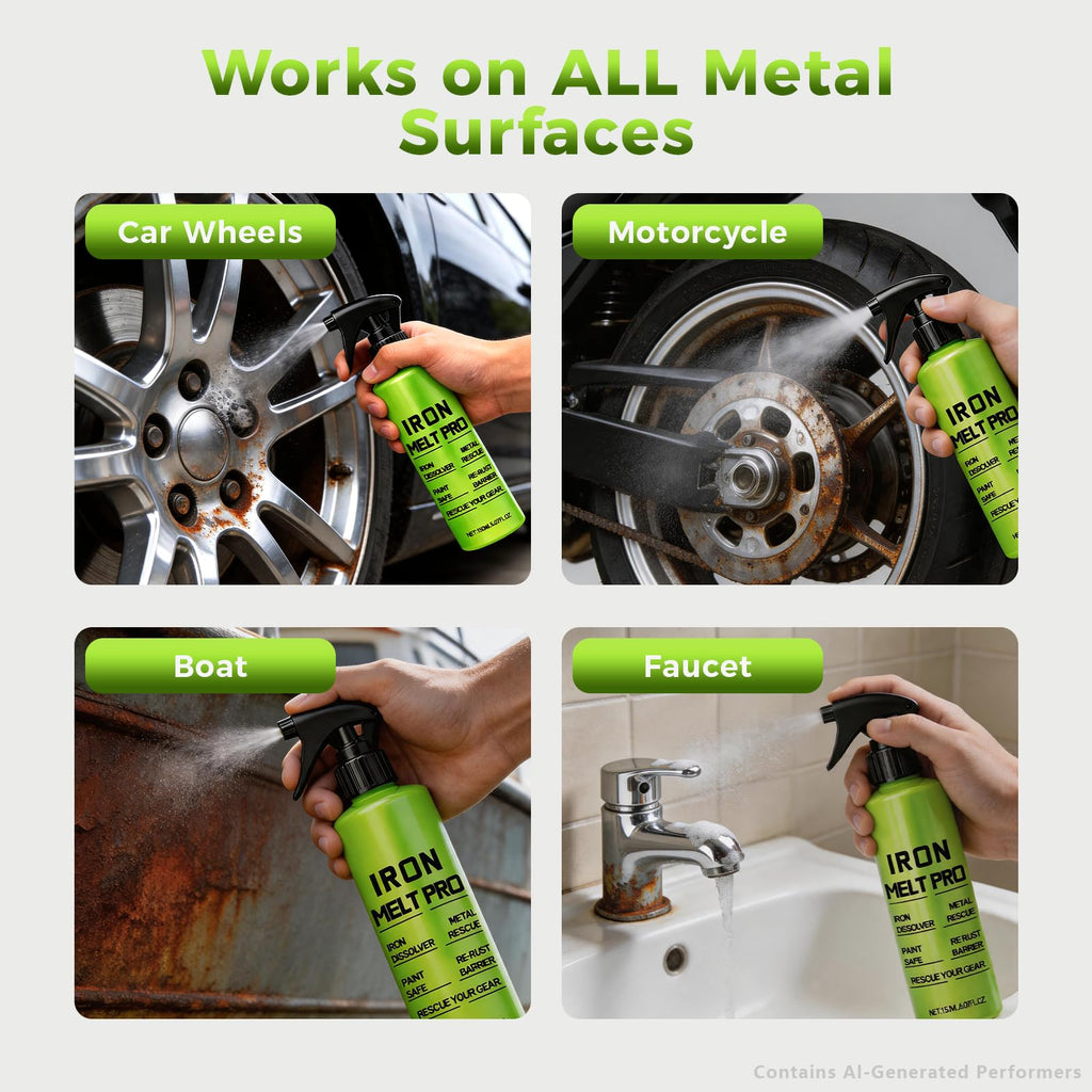 Rust Remover for Metal, Fast-Acting Rust Remover Spray, 150ml