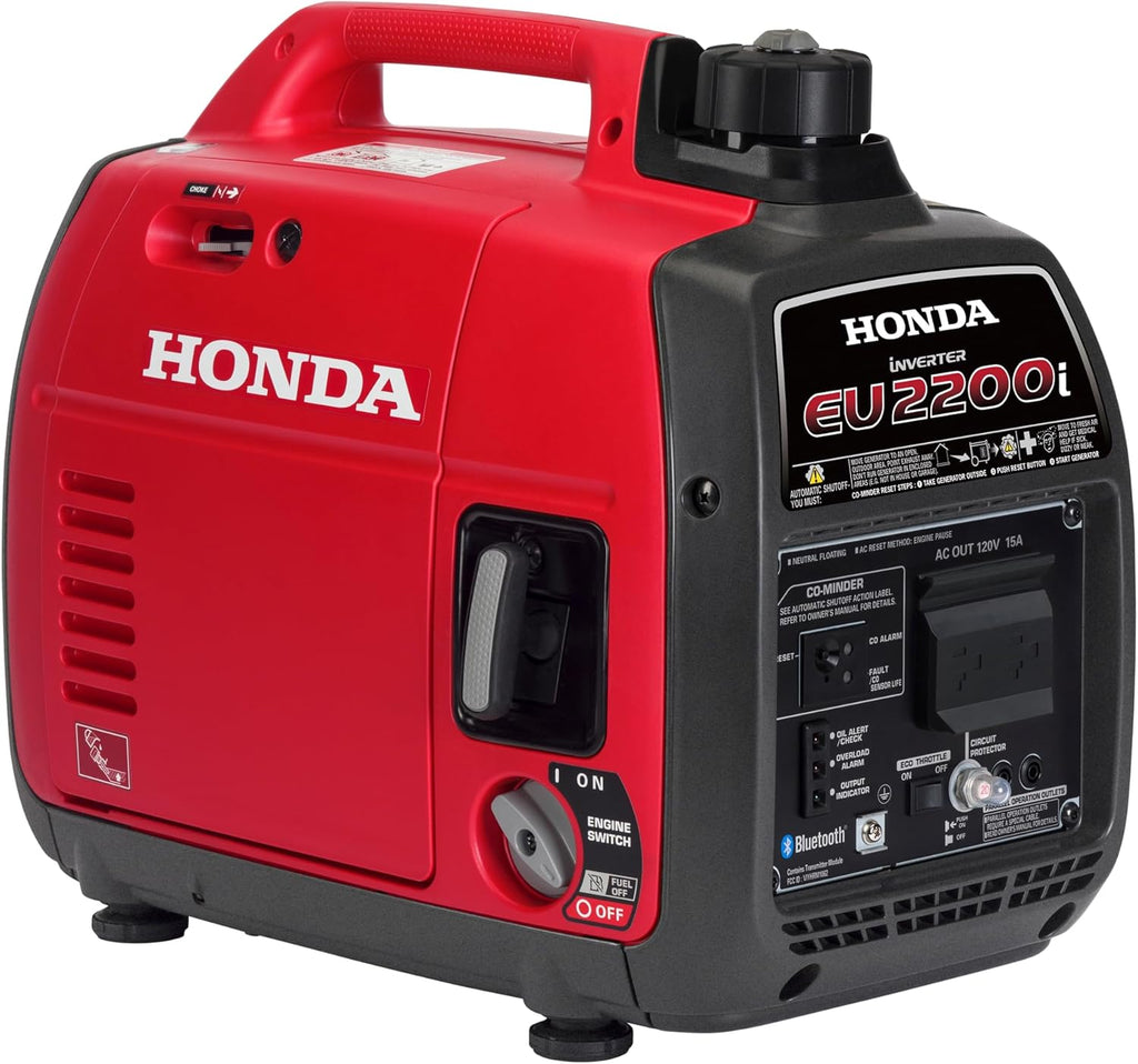 EU2200i 2200 Watt Inverter Generator (EU2200ITAN) | Super Quiet 120V Gas Powered Portable Generator for Camping or