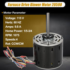 20590 Furnace Air Handler Blower Motor