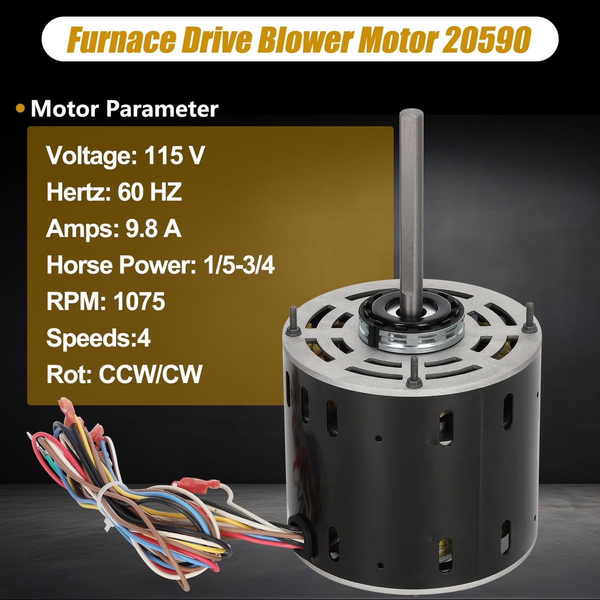20590 Furnace Air Handler Blower Motor