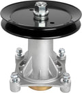 187292 Spindle Assembly with 195945 Pulley, Fit for Hu sqvarna/Craftsman 42" 46" 48" 54" Mower Deck, Mandrel Spindle