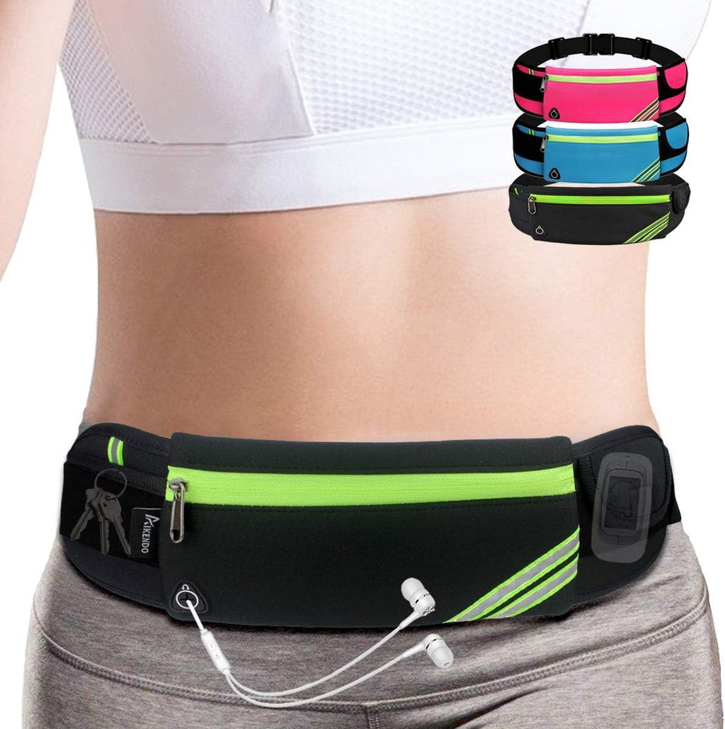 Slim Running Belt Fanny Pack Phone Holder Money Belt Women and Men | Waist Pack Bag for Hiking Cycling Workout