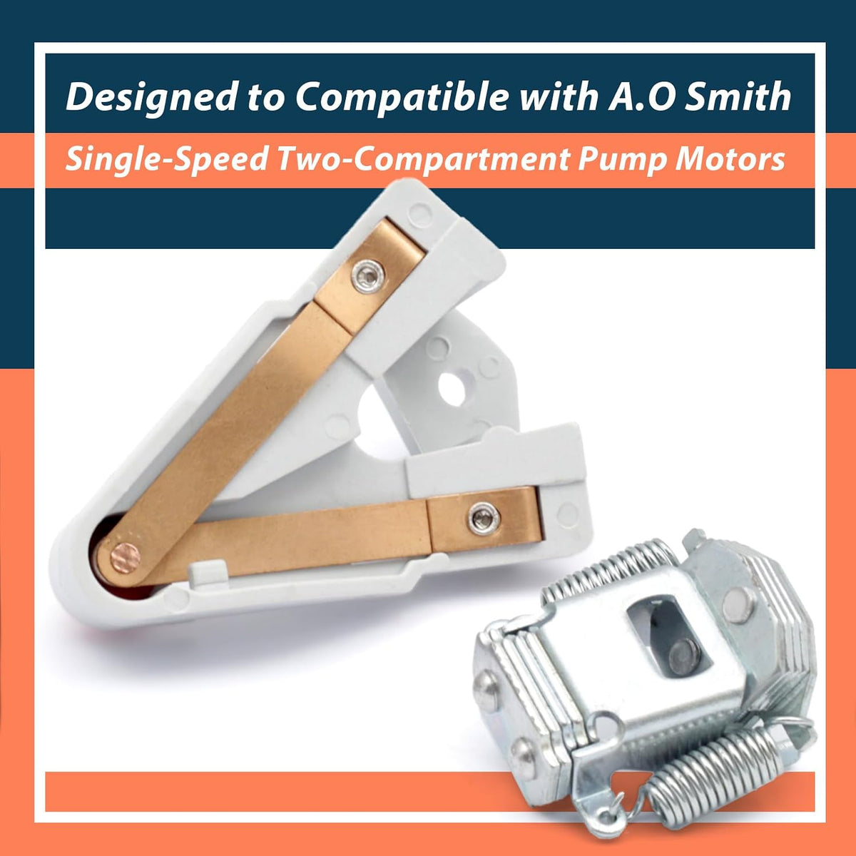 629002-001 & SAW-21-36 Single Speed Rotating Switch Compatible with A.O Smith Single-Speed Two-Compartment Pump Motors