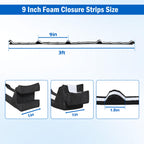9 in Inside Foam for Metal Roofs Classic Rib Profile Foam