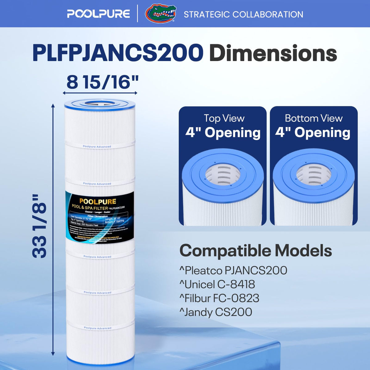 PLFPJANCS200 Pool Filter Replaces Jandy CS200 1PACK
