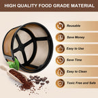 KEEPOW Reusable Coffee Filter Compatible with Keurig K-Duo Essentials