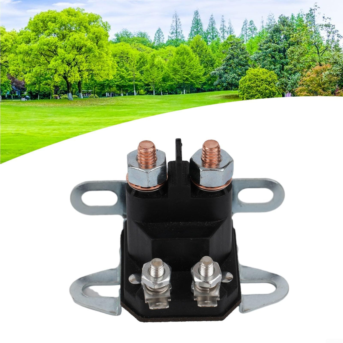Double Pole Starter Solenoid 12 Volt Starter Solenoid For, OEM Replaces 884 1221 210