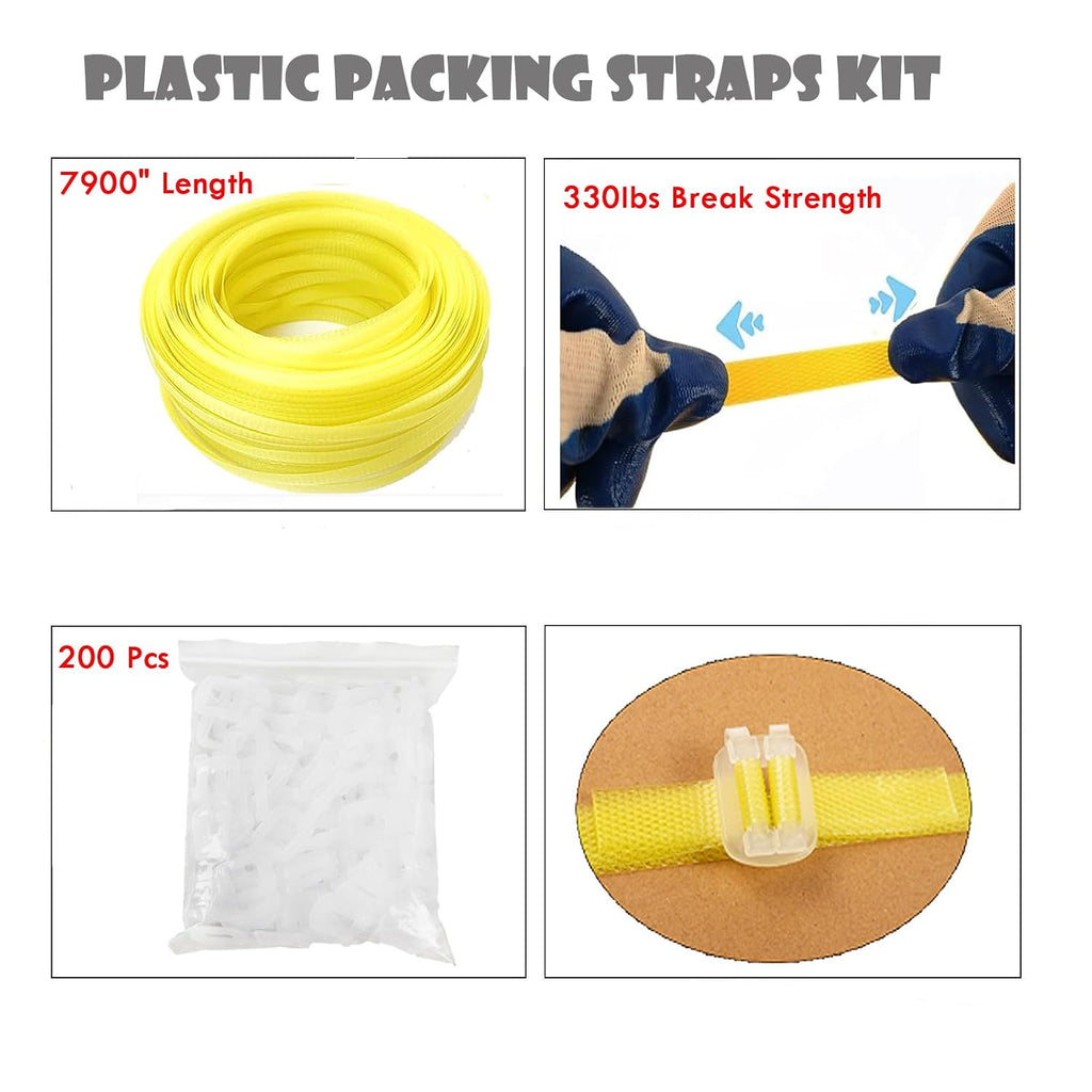 PP Plastic Strapping Kit, Manual Packaging Strapping Tool, Banding Tool
