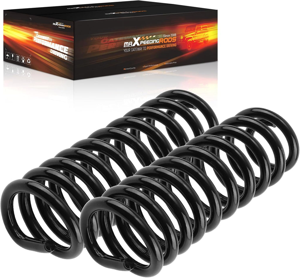 maXpeedingrods 2Pcs Coil Spring for CC820 for Ford F-150 F-250 1980-1996, F-350 1980-1987, F-100 1980-1983, E-100 E-150 Econoline Club Wagon 1977-1983, Bronco 1980-1996, 2Pcs Front Suspension Springs