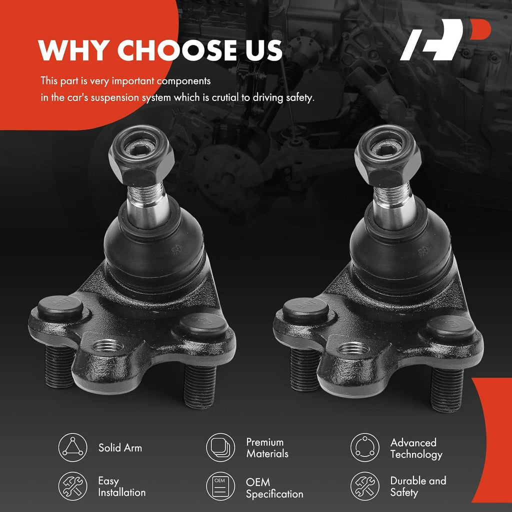 A-Premium Front Lower Ball Joint Forge Steel Compatible with Toyota & Scion