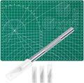 Craft Knife Precision Cutter and Self Healing Cutting Craft Mat Hobby Knife Set with 30 PCS Knife for Art Hobby Craft