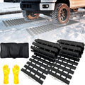 Portable Vehicle Recovery Traction Mat Tracks for Car/Truck in Mud, Snow, Ice，Sand Emergency Strong Grasping Strength