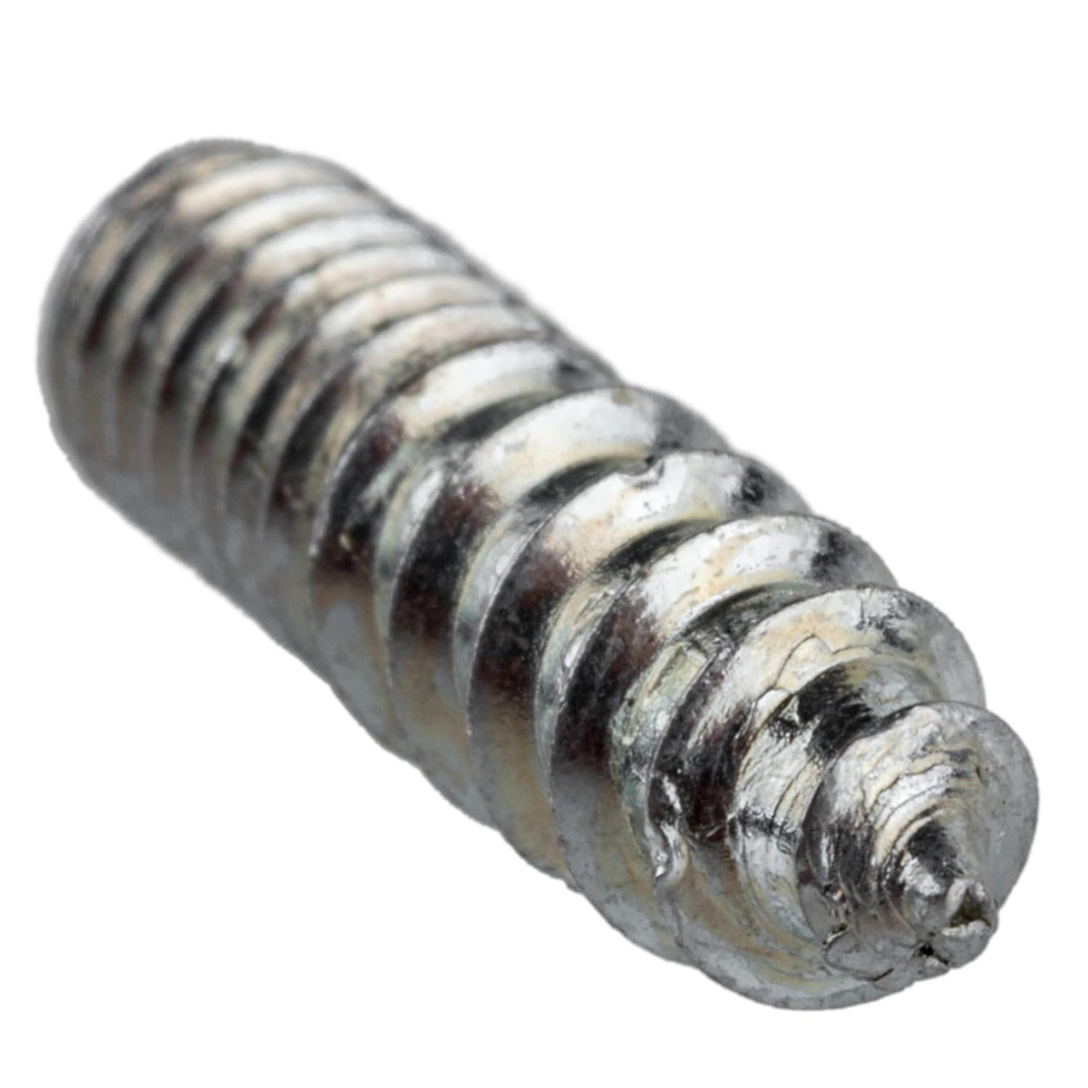 #8-32 x 5/8" Zinc Plated Hanger Bolts - Self-Tapping Breadboard Screws - Pack of 10 - Double Ended Screws for Cabinet Knobs - SV1-Z