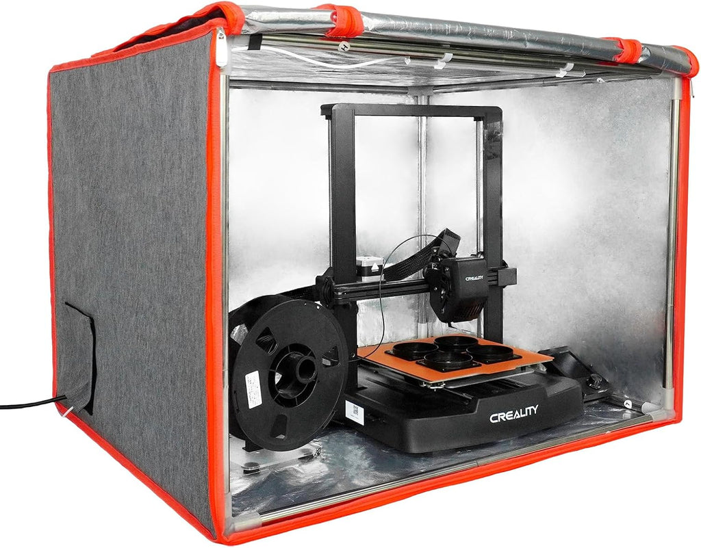 Dual-Placement Resin 3D Printer Enclosure Cover Tent with Adjustable Ventilation Exhaust Fan kit Compatible with