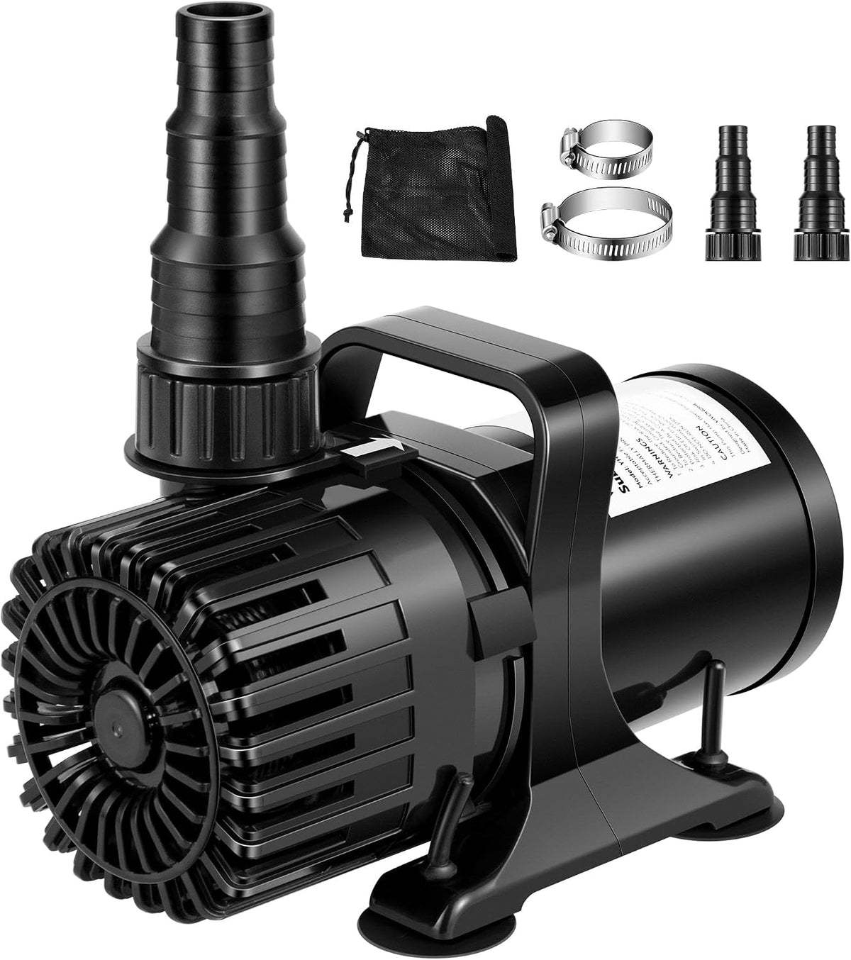 100W 1800GPH Submersible Water Pump with Barrier Bag for Koi Pond