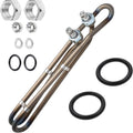 4KW 240V Hot Tub Heater Element for Balboa Spa Heater Element, Titanium Flo-Thru Hot Tub Heater Element(10 Inch) (4KW)